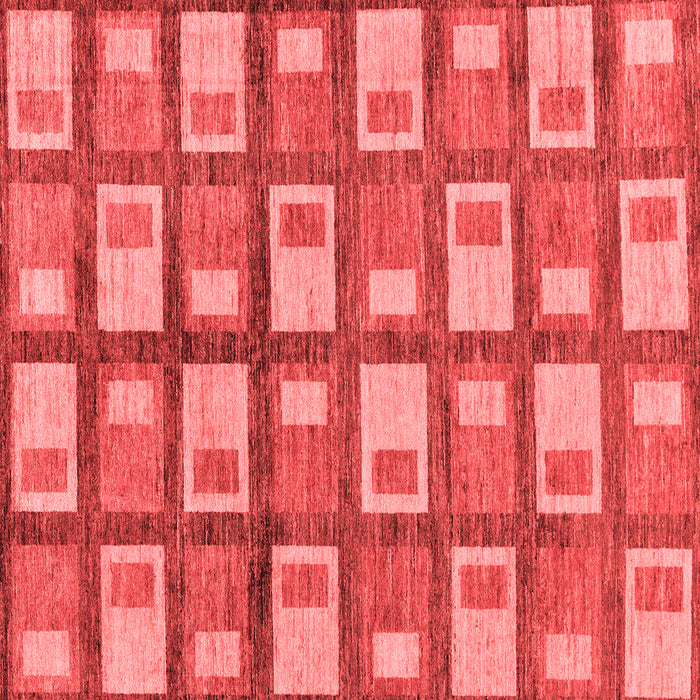 Machine Washable Abstract Red Modern Rug, wshabs128red