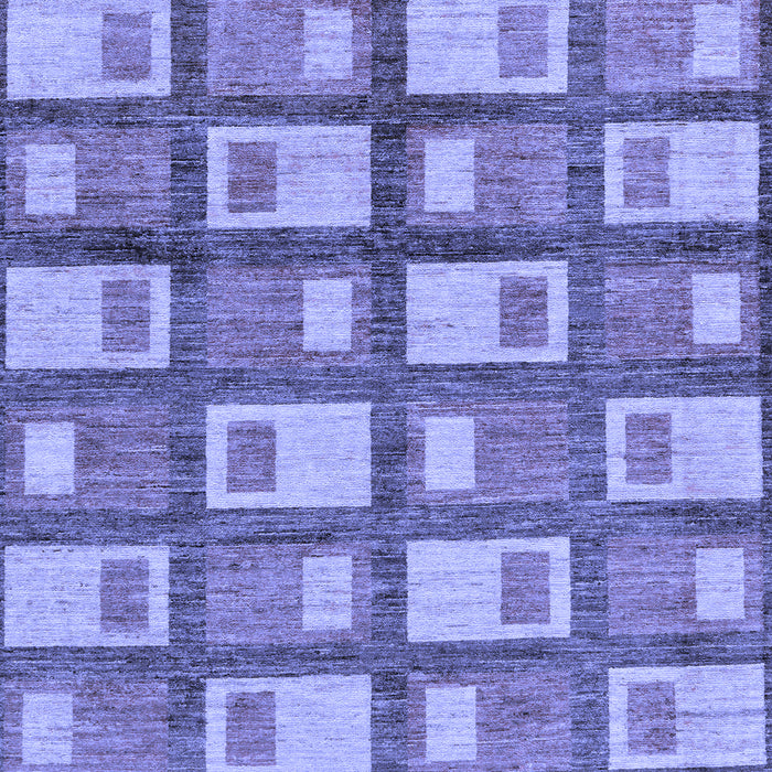 Machine Washable Abstract Blue Modern Rug, wshabs128blu