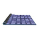 Sideview of Abstract Blue Modern Rug, abs128blu