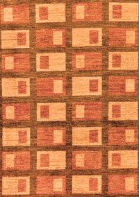 Abstract Orange Modern Rug, abs128org