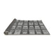 Sideview of Abstract Gray Modern Rug, abs128gry