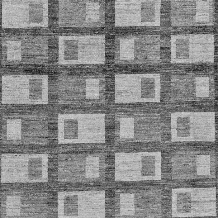 Abstract Gray Modern Rug, abs128gry