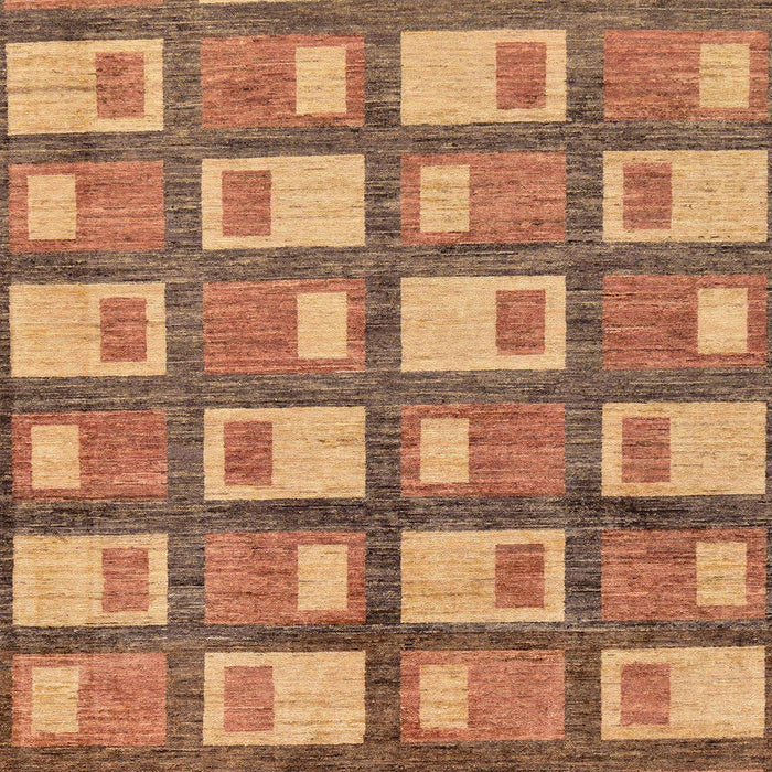 Abstract Red Modern Rug, abs128