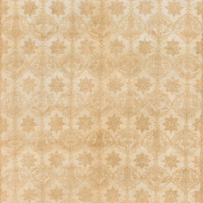 Machine Washable Abstract Yellow Rug, wshabs1290