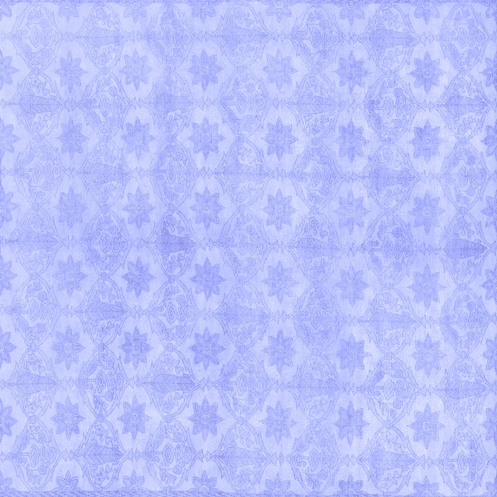 Square Machine Washable Abstract Blue Modern Rug, wshabs1290blu