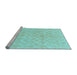 Sideview of Machine Washable Abstract Light Blue Modern Rug, wshabs1290lblu