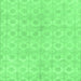 Square Abstract Emerald Green Modern Rug, abs1290emgrn