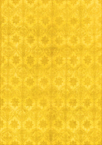 Abstract Yellow Modern Rug, abs1290yw