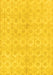 Abstract Yellow Modern Rug, abs1290yw