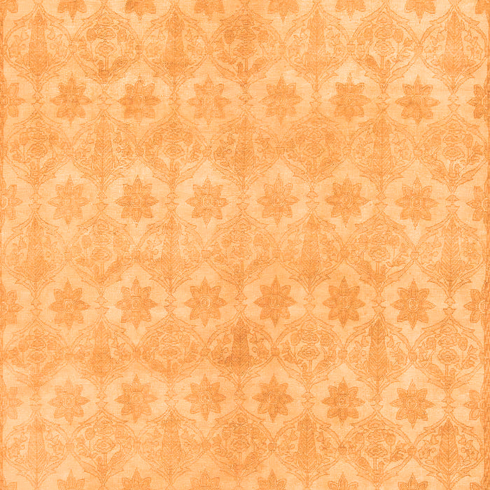 Machine Washable Abstract Orange Modern Area Rugs, wshabs1290org