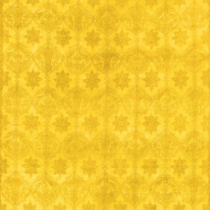 Machine Washable Abstract Yellow Modern Rug, wshabs1290yw