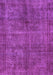 Machine Washable Abstract Purple Modern Area Rugs, wshabs1291pur