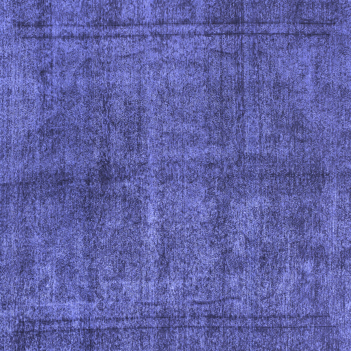 Square Abstract Blue Modern Rug, abs1291blu