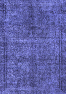 Abstract Blue Modern Rug, abs1291blu