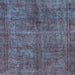 Square Abstract Light Blue Modern Rug, abs1291lblu