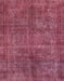 Abstract Dark Pink Modern Rug, abs1291