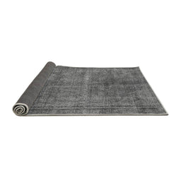 Sideview of Abstract Gray Modern Rug, abs1291gry