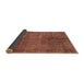 Sideview of Abstract Brown Modern Rug, abs1291brn