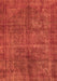 Abstract Orange Modern Rug, abs1291org