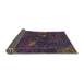 Sideview of Abstract Purple Modern Rug, abs1292