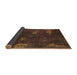 Sideview of Abstract Brown Modern Rug, abs1292brn