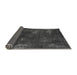 Sideview of Abstract Gray Modern Rug, abs1292gry