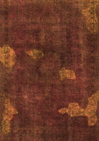 Abstract Orange Modern Rug, abs1292org