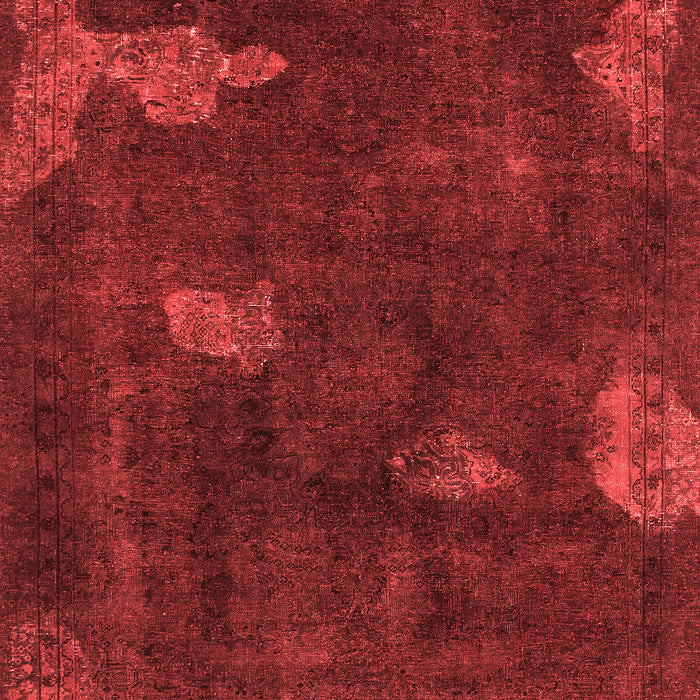 Machine Washable Abstract Red Modern Rug, wshabs1292red