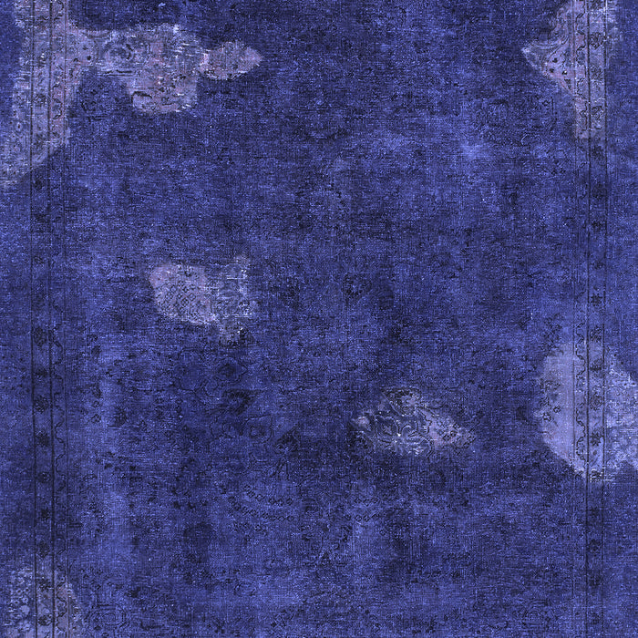 Abstract Blue Modern Rug, abs1292blu