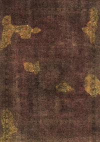 Abstract Brown Modern Rug, abs1292brn