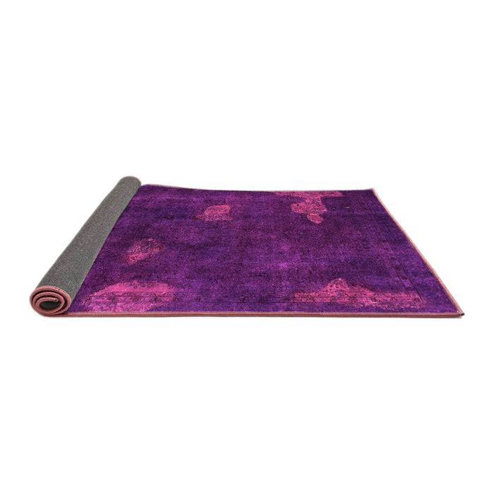Sideview of Abstract Pink Modern Rug, abs1292pnk