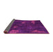 Sideview of Abstract Pink Modern Rug, abs1292pnk