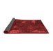 Abstract Red Modern Area Rugs