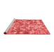 Modern Red Washable Rugs