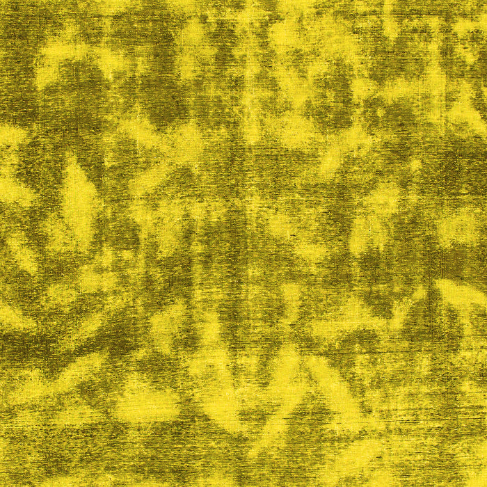 Machine Washable Abstract Yellow Modern Rug, wshabs1293yw