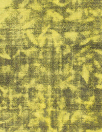 Machine Washable Abstract Gen Brown Yellow Rug, wshabs1293