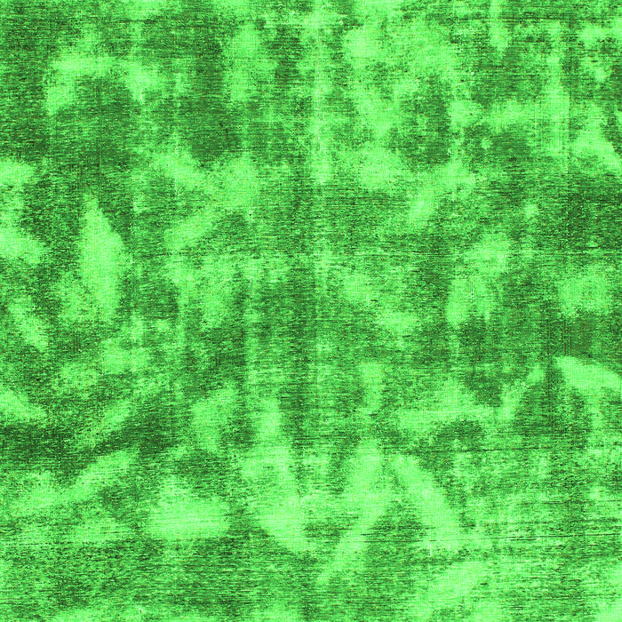 Abstract Green Modern Rug, abs1293grn