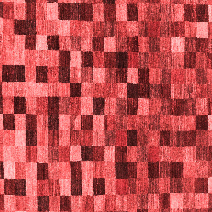 Checkered Red Modern Rug, abs1294red