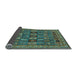 Sideview of Abstract Light Blue Modern Rug, abs1295lblu