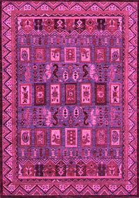 Abstract Pink Modern Rug, abs1295pnk