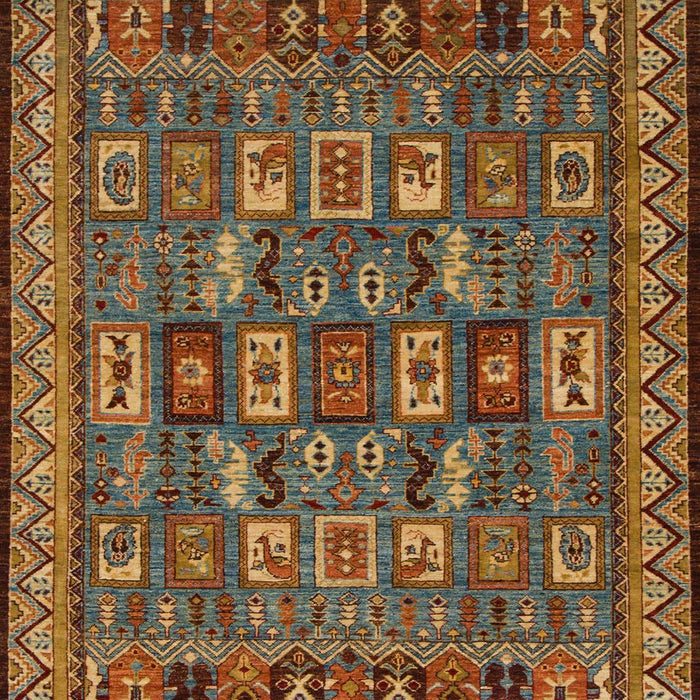 Machine Washable Abstract Dark Sienna Brown Rug, wshabs1295