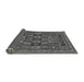 Sideview of Abstract Gray Modern Rug, abs1295gry