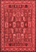 Abstract Red Modern Area Rugs