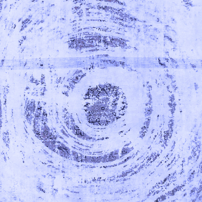 Abstract Blue Modern Rug, abs1296blu