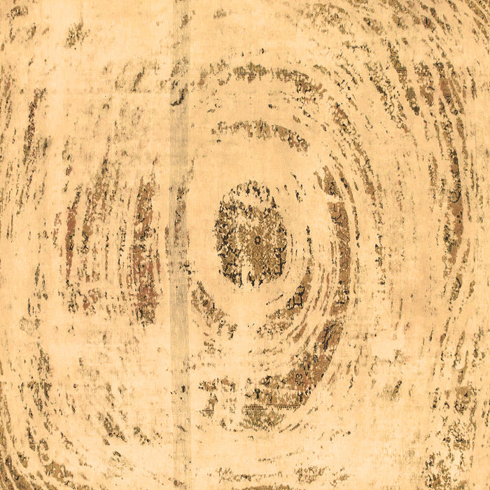 Square Machine Washable Abstract Brown Modern Rug, wshabs1296brn