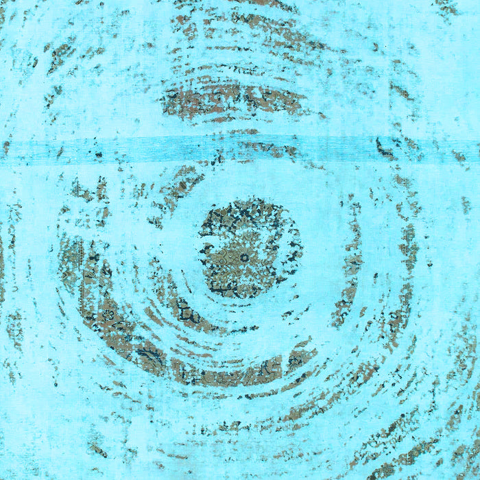Abstract Light Blue Modern Rug, abs1296lblu