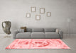 Modern Red Washable Rugs