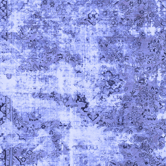 Machine Washable Abstract Blue Modern Rug, wshabs1297blu