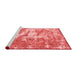 Modern Red Washable Rugs