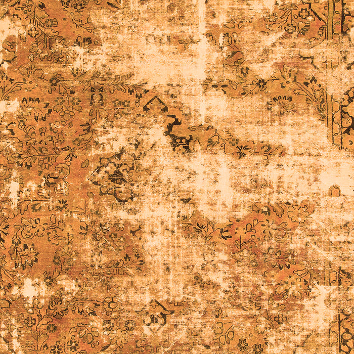 Machine Washable Abstract Orange Modern Area Rugs, wshabs1297org